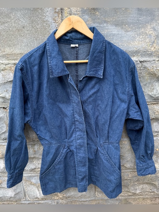 Jackets & Blazers - Vintage 90s Denim Chore Jacket Medium